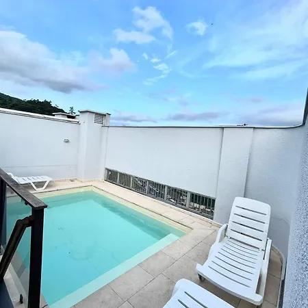 Saint Sebastian Flat 716 - Com Hidro! Ate 3 Pessoas, Duplex, No Centro Vila Jaraguá do Sul Exterior foto